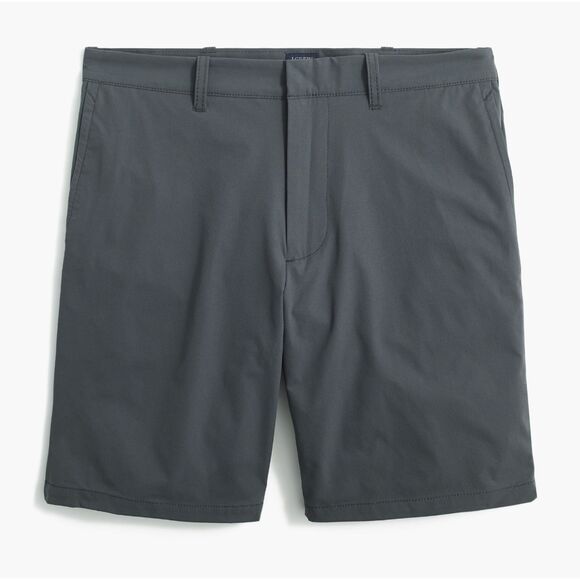 J. Crew Men's Gray 9" Tech Shorts Preppy Casual Athletic Summer Stretch UPF 33 - Picture 1 of 5